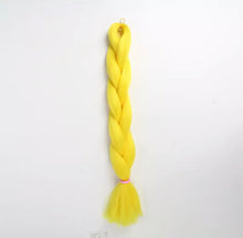 Load image into Gallery viewer, Coloured Hair Extensions 24” for styling and braids