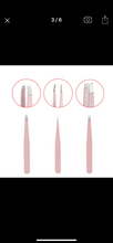 Load image into Gallery viewer, Black 3pce Tweezer set