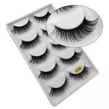 Load image into Gallery viewer, 5 pack 3D strip lashes