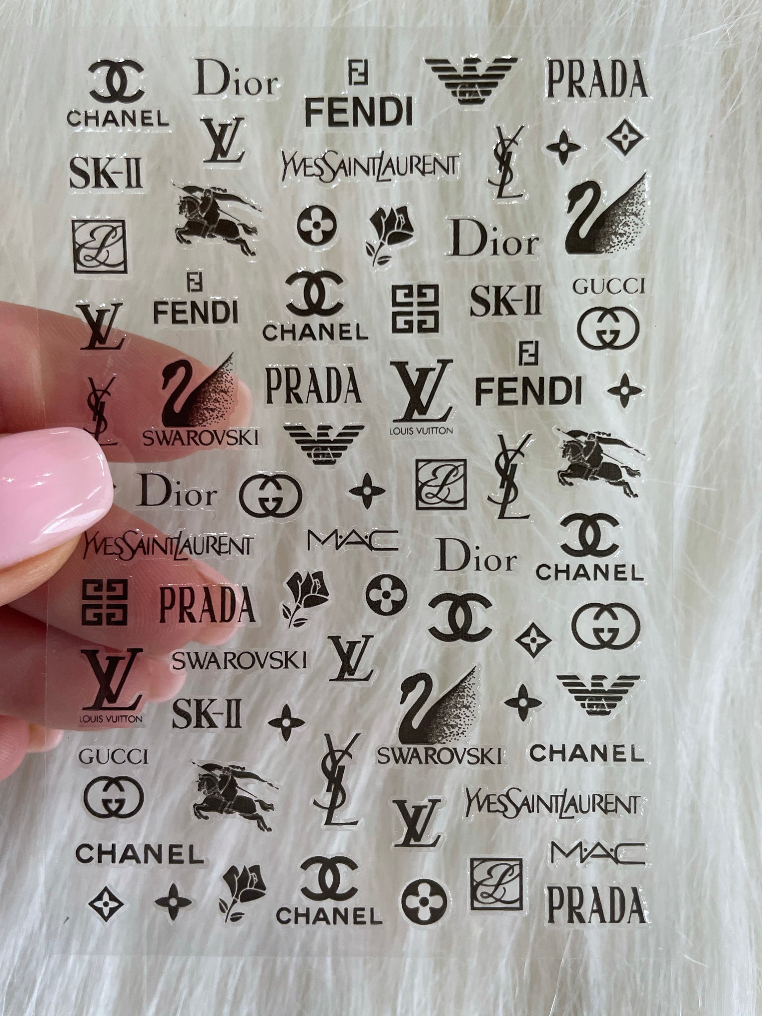 NAIL ART - Designer Brand Nail Stickers – Shique Hair & Beauty Supplies